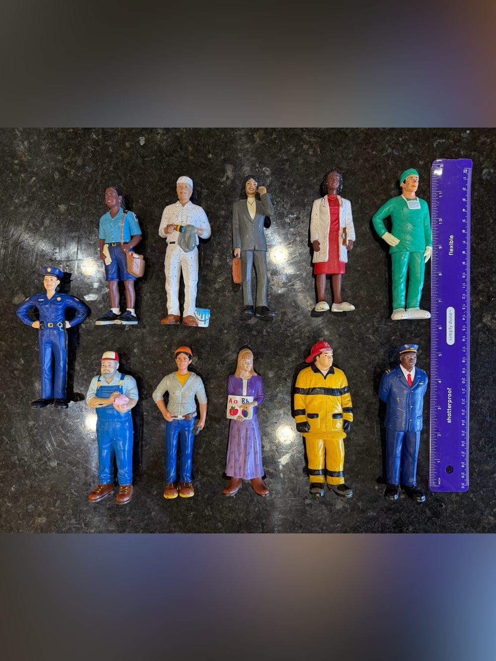 Educational Career Figurine Set - Multicolor Kids Learning Toy